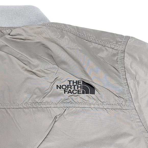 The North Face Women's Meaford Bomber Jacket Gray Large - Picture 8 of 10